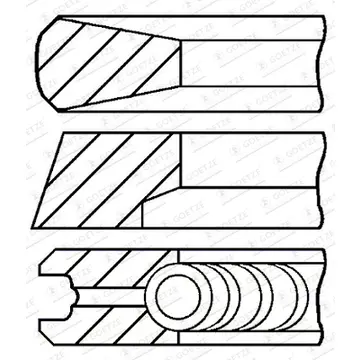 GOETZE-ს დგუშის რგოლები: ტექნიკური სტანდარტი / GOETZE Piston Rings: Engineering Standards