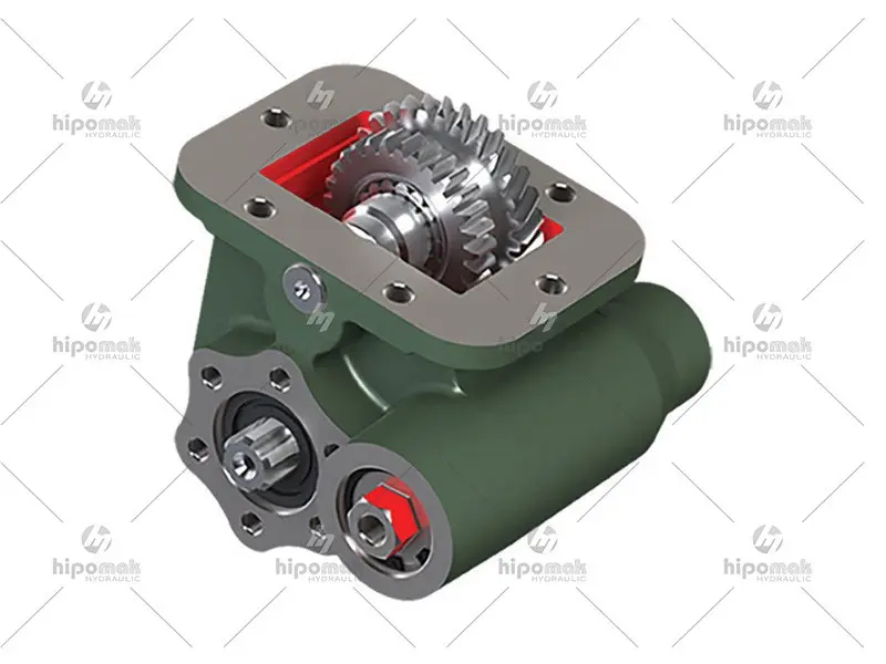 Hipomak ჰიდრავლიკური ტუმბოს ჩამრთველი (P.T.O) / Hipomak Hydraulic Pump PTO Unit