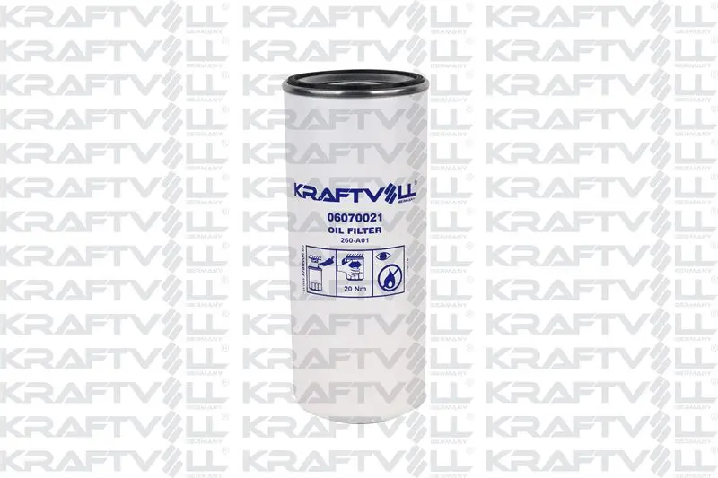 KRAFTVOLL ზეთის ფილტრი VOLVO სატვირთოებისთვის / KRAFTVOLL Oil Filter for VOLVO Trucks