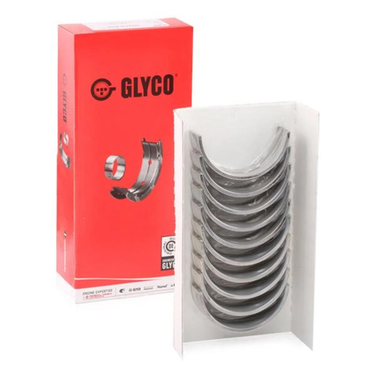 Glyco-ს სადები საბარბაცე კომპლექტი MAN-ისთვის / Glyco Connecting Rod Bearing Set for MAN